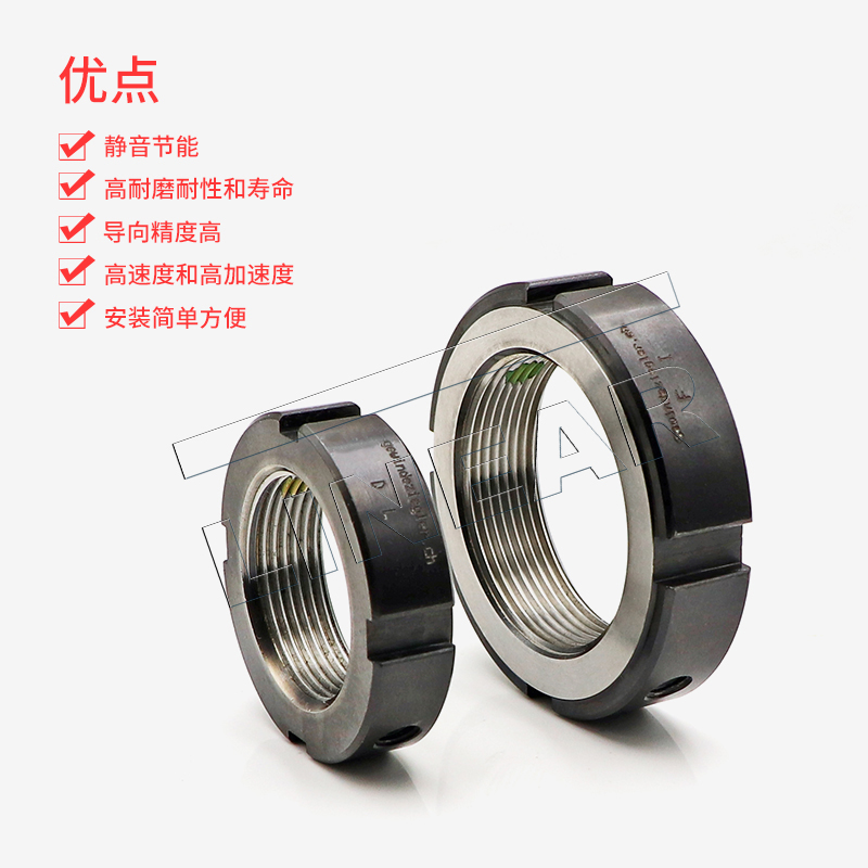 INA精密鎖緊螺母 ZMA80/120 軸承選型與規格 絲杠軸承專用鎖緊螺母(圖文)